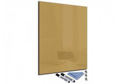 Glasdekor Magnetická skleněná tabule 50x70cm - Barva: Lehce hnědá