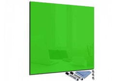 Glasdekor Magnetická skleněná tabule 70x70cm - Barva: Lehce zelená