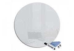 Glasdekor Magnetická skleněná tabule pr.50cm - Barva: Lehce šedá