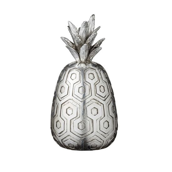 Lene Bjerre Stříbrný dekorační ananas SERAFINA 14 x 30 cm