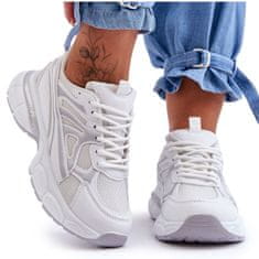 Dámské šněrovací sportovní boty White velikost 40
