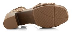 Tom Tailor Dámské sandály 5399805 beige-silver (Velikost 42)