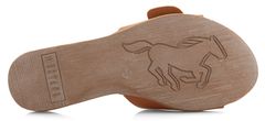 Mustang Dámské pantofle 1424-702-307 cognac (Velikost 38)