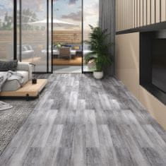 Vidaxl Podlahová krytina PVC 5,02 m² 2 mm samolepicí matné šedé dřevo