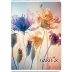 SHKOLYARYK Sešit "Garden", mix, A4, linkovaný, 80 listů, A4-080-5223L