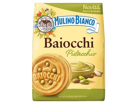 sarcia.eu MULINO BIANCO Baiocchi - sušenky s pistáciovou náplní 240g