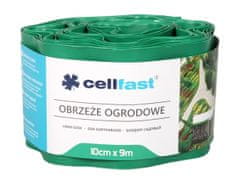 eoshop Obruba plastová zvlněná zelená 9x0,1m