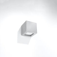 Sollux Nástěnné svítidlo keramické LEO šedé 1xE27 60W Sollux Lighting