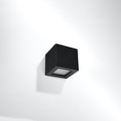 Sollux Nástěnné svítidlo keramické LEO černé 1xE27 60W Sollux Lighting