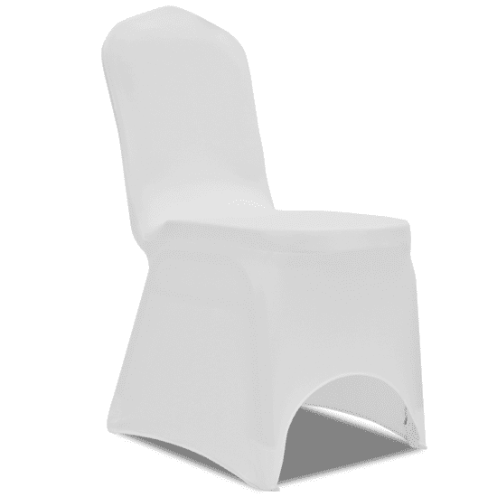 Paris Dekorace Potah na židle elastický bílý