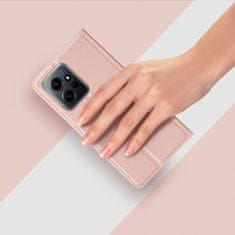 Noah Pouzdro Dux Ducis Skin Pro pro Xiaomi Redmi Note 12 Flip Card Wallet Stand Pink
