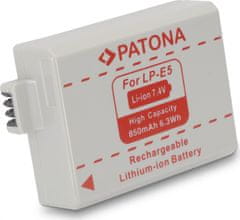 PATONA baterie pro foto Canon LP-E5 850mAh