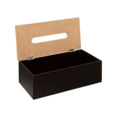 Intesi Moderní krabice na kapesníky černá