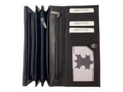 Dailyclothing Dámská kožená peněženka - hnědá 439/2