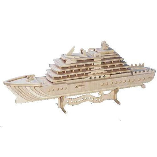 Woodcraft Woodcraft Dřevěné 3D puzzle luxusní jachta
