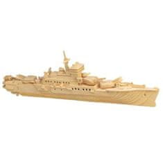 Woodcraft Woodcraft Dřevěné 3D puzzle loď křižník