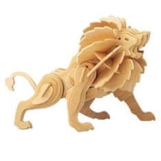Woodcraft Woodcraft Dřevěné 3D puzzle lev