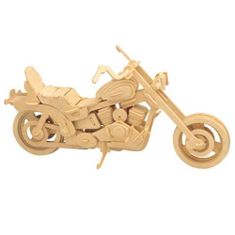 Woodcraft Woodcraft Dřevěné 3D puzzle motorka Harley Davidson I