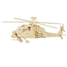 Woodcraft Woodcraft Dřevěné 3D puzzle vrtulník Apache