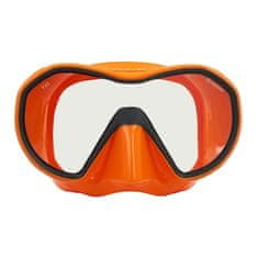 APEKS maska VX1 Pure Clear, oranžová/tmavě šedá