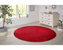 Hanse Home Kusový koberec Nasty 101151 Rot kruh 133x133 (průměr) kruh