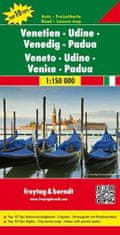Freytag & Berndt AK 0621 Benátky, Udine, Padova 1:150 000 / automapa + rekreační mapa