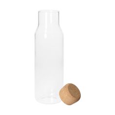 Elasto Skleněná karafa "Pour", 1,1 l, Transparentní/Přírodní