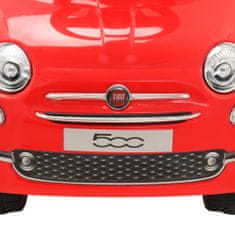 Vidaxl Dětské autíčko Fiat 500 červené