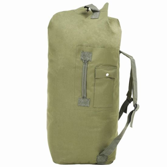 Vidaxl Sportovní taška v army stylu 85 l