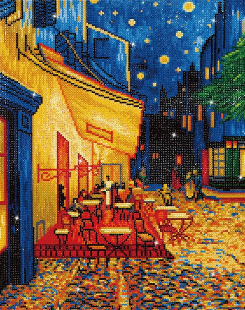 Levně DIAMOND DOTZ Kavárna v noci (Van Gogh)