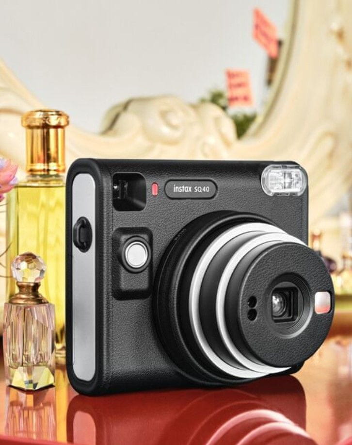  instantní moderní fotoaparát instax mini 40 sq40 elegantní neustálý zážehový blesk naprogramovaná elektronická závěrka standardní a selfie režim 