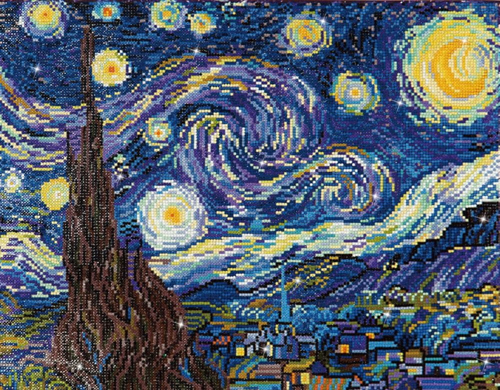 Levně DIAMOND DOTZ Hvězdná noc (Van Gogh)