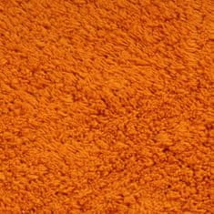 Vidaxl Sada koupelnových předložek 3 kusy textilní oranžová