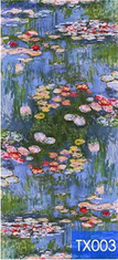 Bavlissimo Šála 180 x 70 cm s obrazem Lekníny od Clauda Moneta