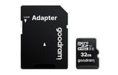 GoodRam SDHC 32GB MICRO CARD class 10 UHS I + adaptér
