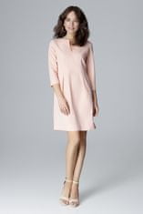 Lenitif Dámské společenské šaty Bellarawd L004 růžová XL