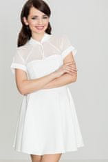Lenitif Dámské mini šaty Monloie K399 ecru L