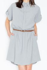 Figl Dámské mini šaty Iseuth M442 šedá L