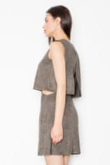 Figl Dámské mini šaty Elizase M461 olivová L