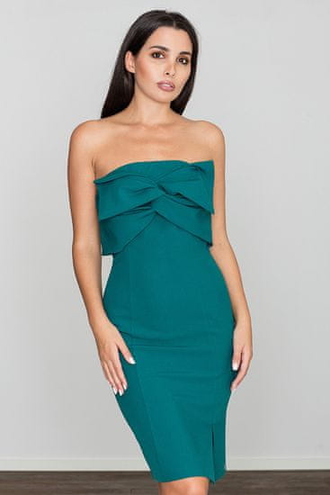Figl Dámské mini šaty Lane M571 zelená