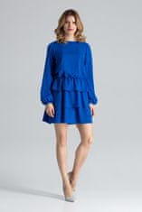 Figl Dámské mini šaty Linervudd M601 nebesky modrá L
