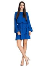 Figl Dámské mini šaty Linervudd M601 nebesky modrá L