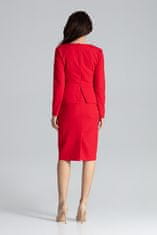 Lenitif Dámské mini šaty Nimrei K491 červená M