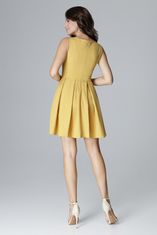 Lenitif Dámské společenské šaty Anghavere L006 žlutá L