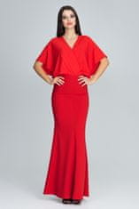 Figl Dámské maxi šaty Teirence M577 červená L