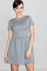 Lenitif Dámské mini šaty Tengoire K147 šedá L