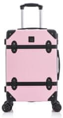SEMI LINE Velký kufr Vintage Pink/Black