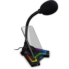 Connect IT Mikrofon NEO RGB ProMIC - černý