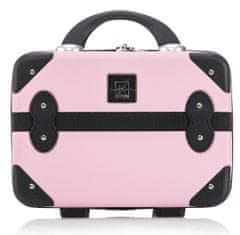 SEMI LINE Kosmetický kufřík Vintage Pink/Black