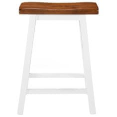 Vidaxl Barové stoličky 2 ks masivní dřevo